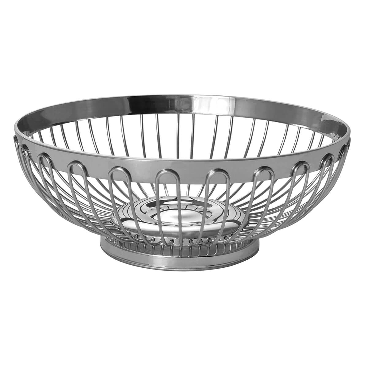 ACCESSOIRES HOTELLERIE corbeille à pain ronde 17.5 cm