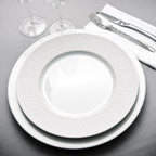 BOREAL SATIN BLANC Assiette à dessert 22,5 cm