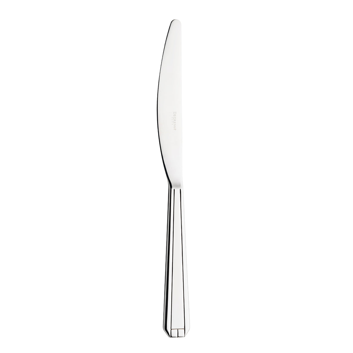 NORMANDY MIROIR Couteau de table monobloc lame scie