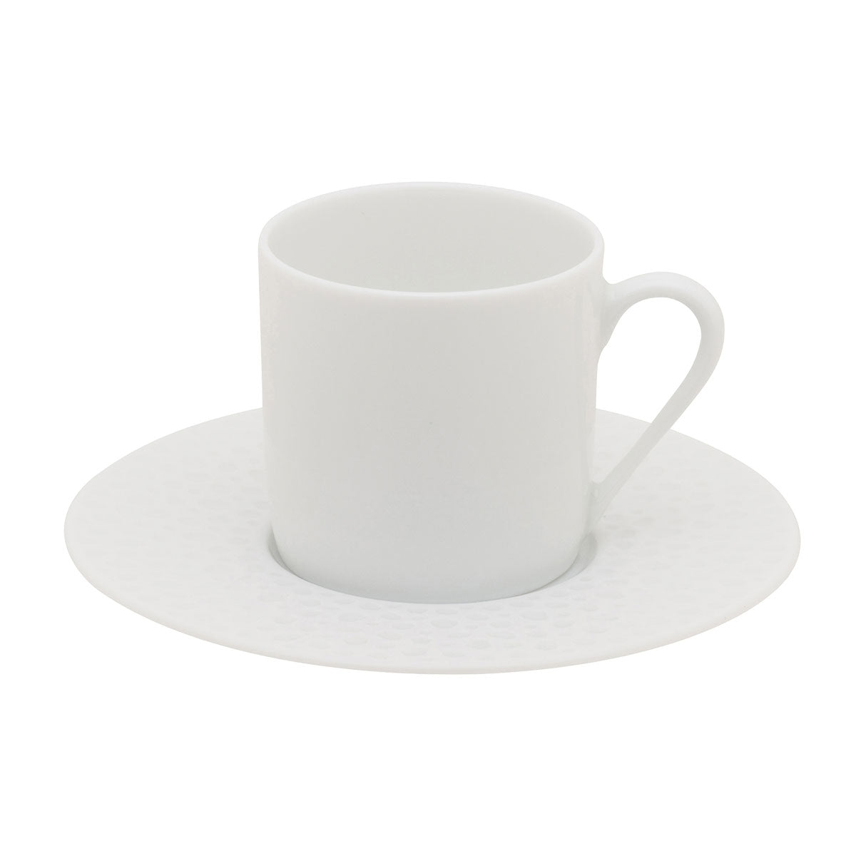 PERLES DE ROSEE BLANCHES Soucoupe à café/expresso 12,6 cm