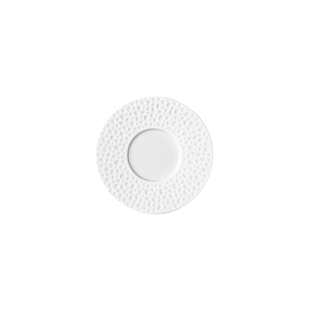 PERLES DE ROSEE BLANCHES Soucoupe à café/expresso 12,6 cm