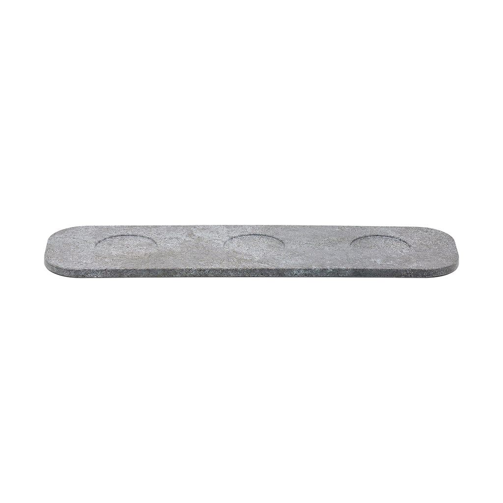 EVENTO Tone melamine gn 1/6 tray 3 holes 8.7x32.5 cm. 3 in 7/16x12 in 13/16