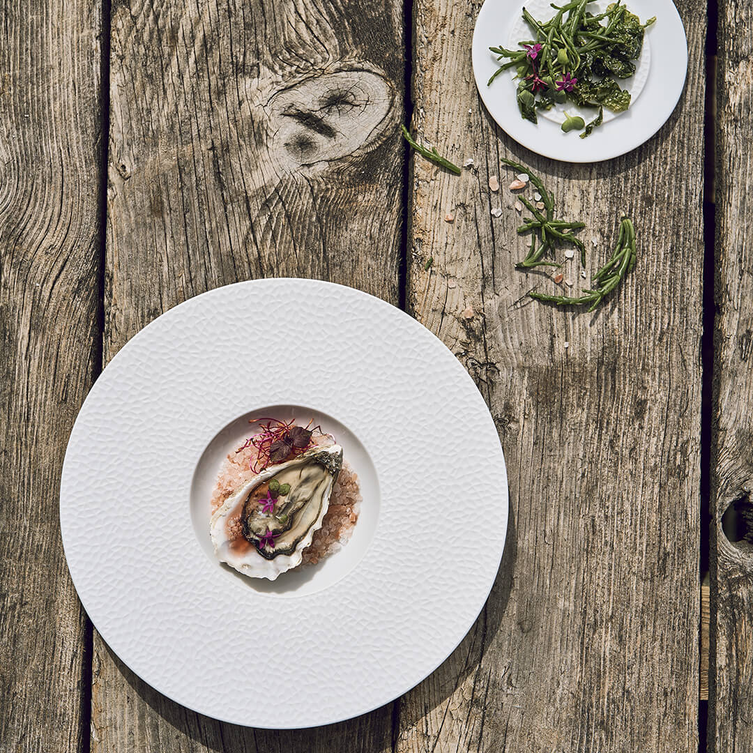 COLLECTION L FRAGMENT BLANC Assiette gourmet grand bassin 30 cm