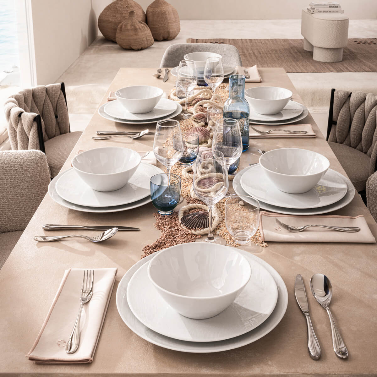 RIVAGE WHITE Dessert plate 24cm