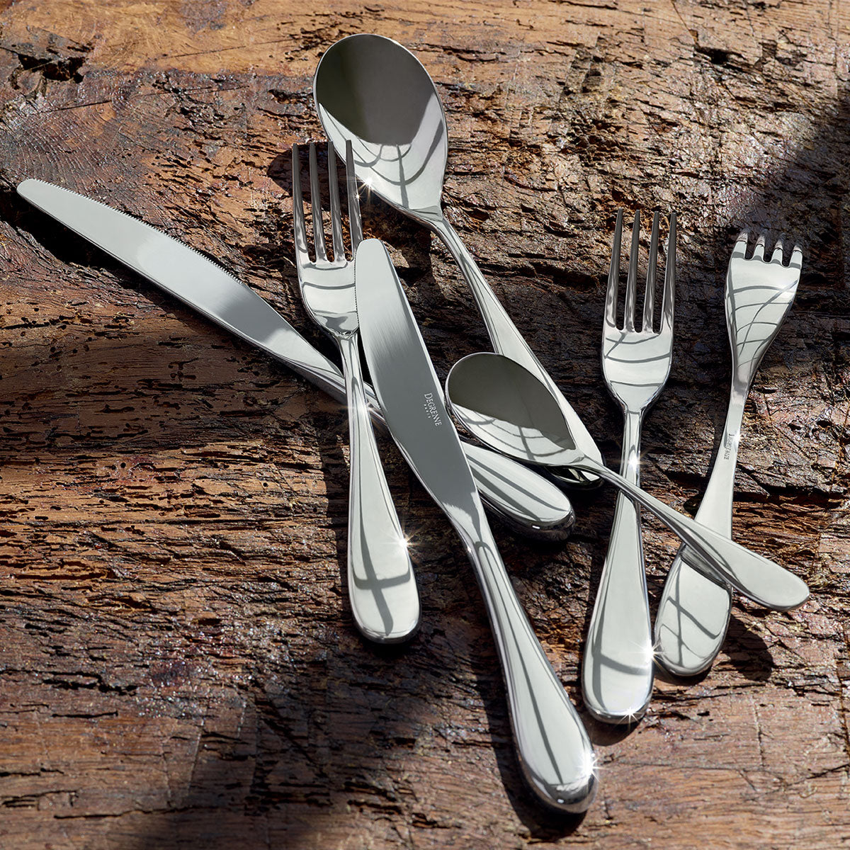 ONDE MIRROR FINISH Salad / Dessert fork