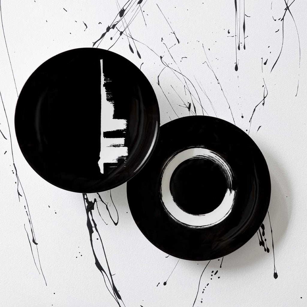 MODULO ARTY CREATION BLACK Dessert plate 20 cm