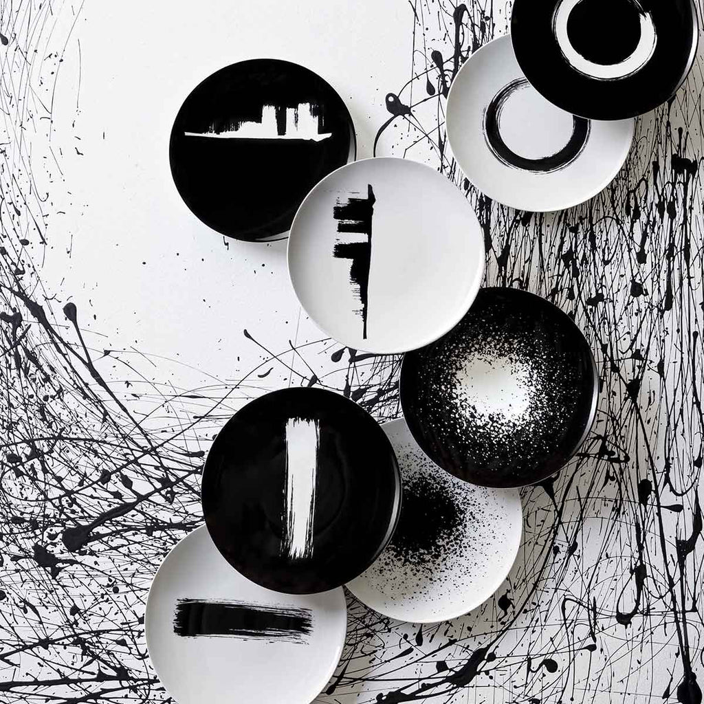 MODULO ARTY CREATION BLACK Dessert plate 20 cm