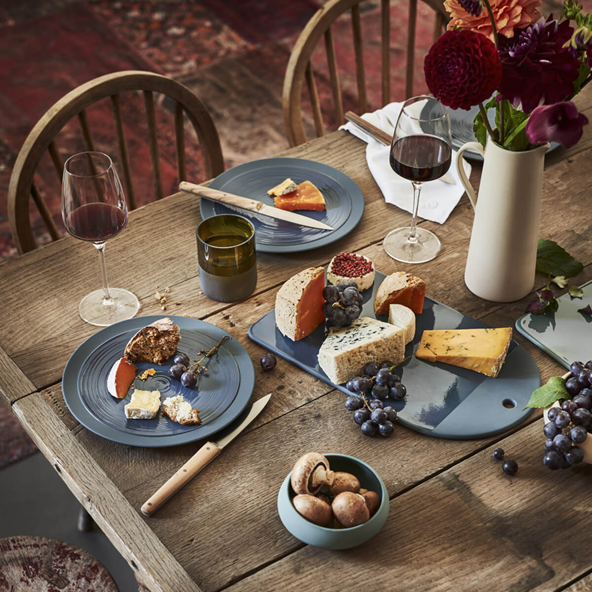 BAHIA BLEU DE ROCHE Assiette de présentation 29 cm