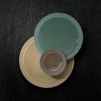 BAHIA ARGILE VERT Assiette de présentation 29 cm