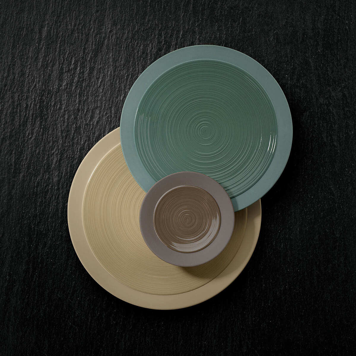 BAHIA ARGILE VERT Assiette à dessert 23 cm