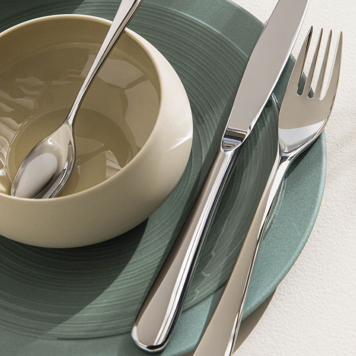 BAHIA ARGILE VERT Assiette à dessert 23 cm