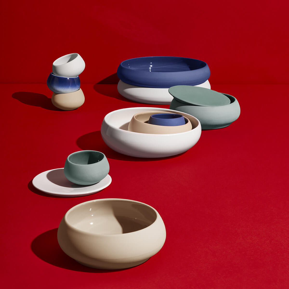 BAHIA ARGILE VERT Mini cocotte biseautée 7 cl