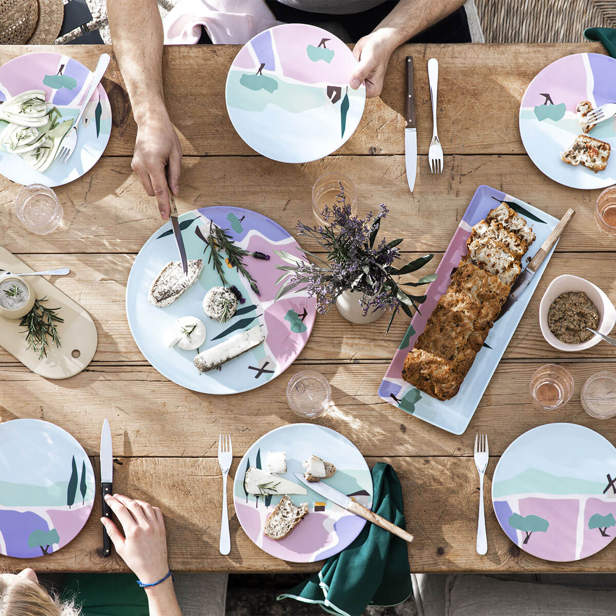 BAHIA DUNE Planche en grès 25 x 13,5 cm