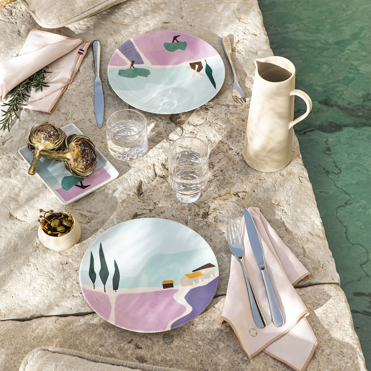 AQUATIC MIROIR Fourchette de table