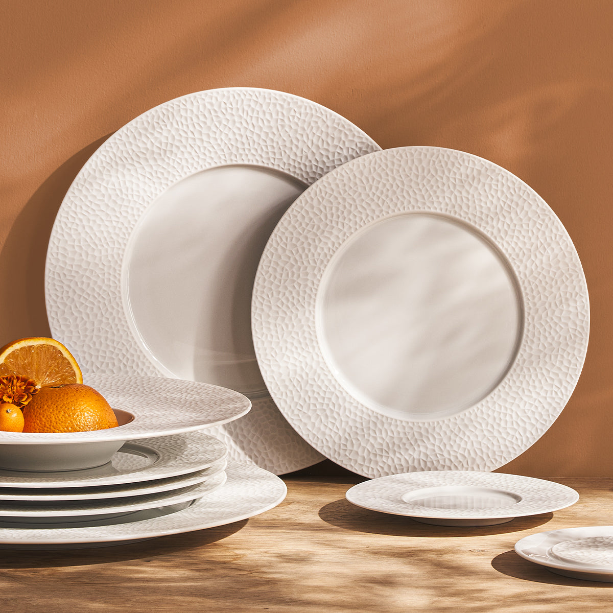 COLLECTION L FRAGMENT BLANC Assiette gourmet petit bassin 27.9 cm