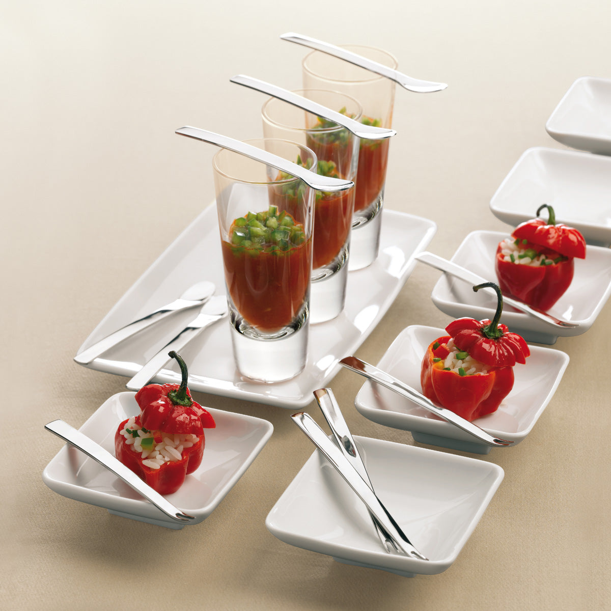 Image du produit: MODULO BLANC Coupe carrée 12 x 12 cm