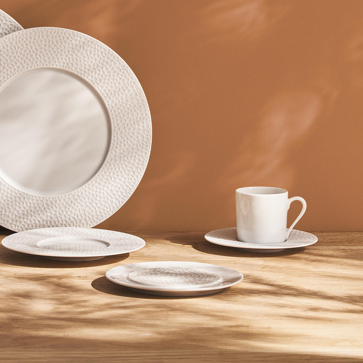 COLLECTION L FRAGMENT BLANC Assiette à pain 14 cm