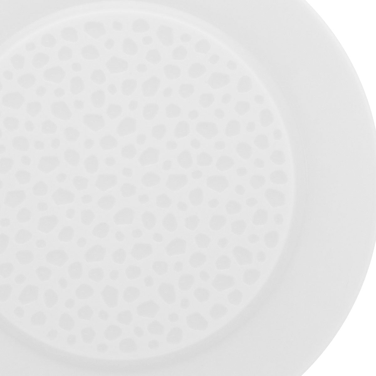 PERLES DE ROSEE BLANCHES Assiette à pain 14 cm